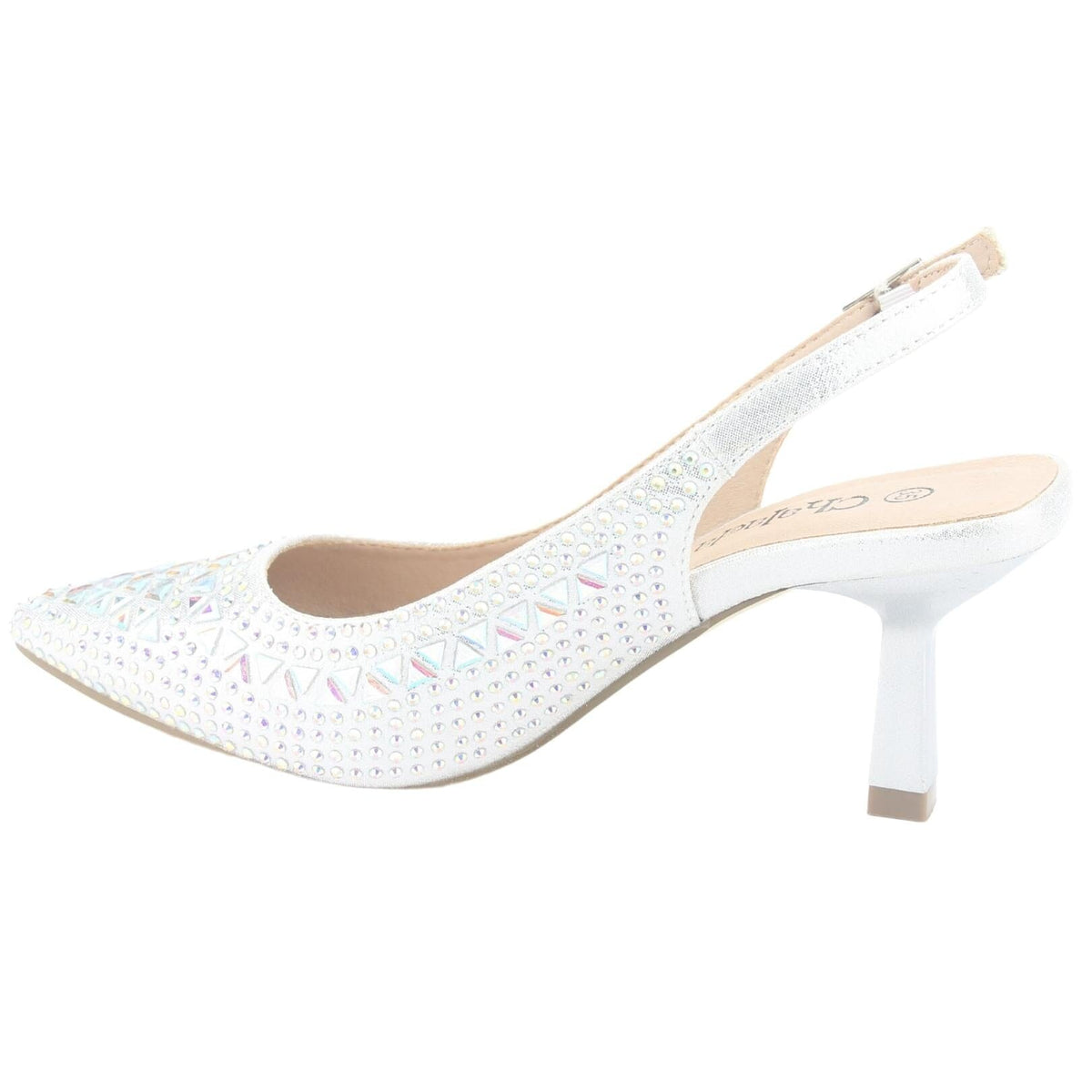 Zapato Chalada Mujer Hot-70 Plateado Casual Tacones Altos Chalada 