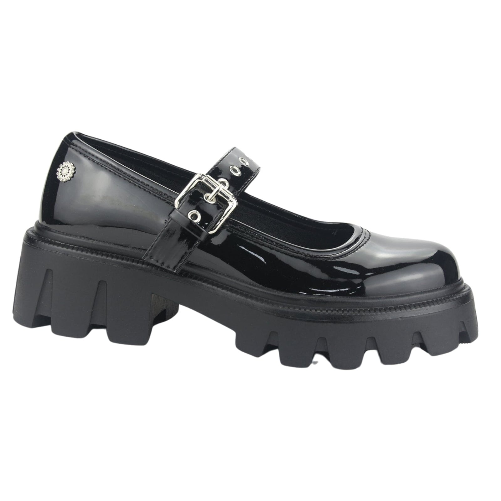 Zapato Chalada Mujer Joing-1 Negro Plataforma Mocasines Plataforma Chalada 