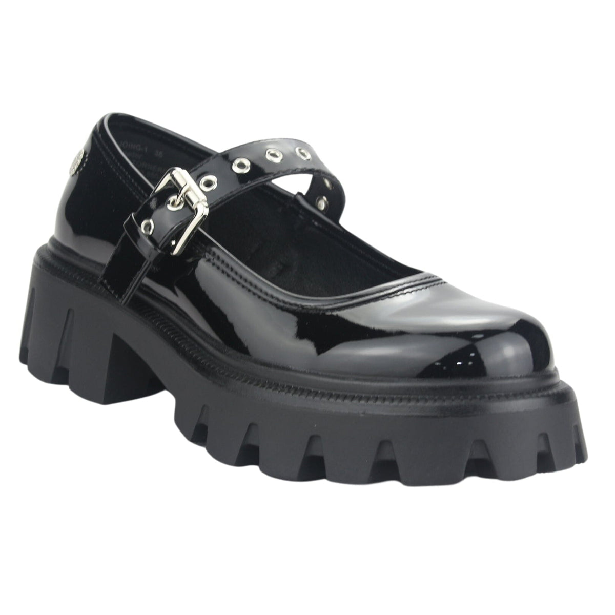 Zapato Chalada Mujer Joing-1 Negro Plataforma Mocasines Plataforma Chalada 