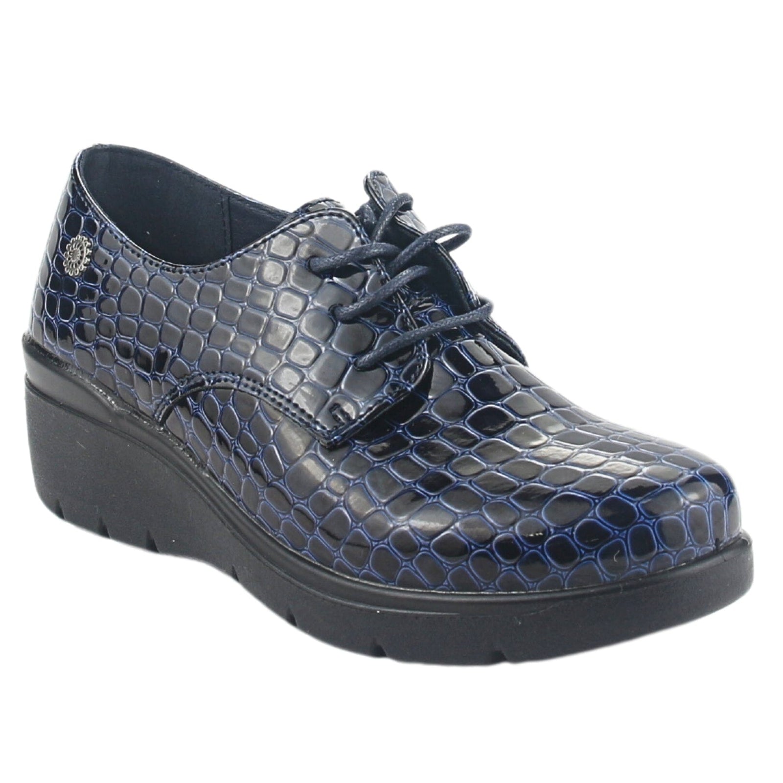 Zapato Chalada Mujer Mara-1 Azul Marino Casual Zapatillas Plataforma Chalada 