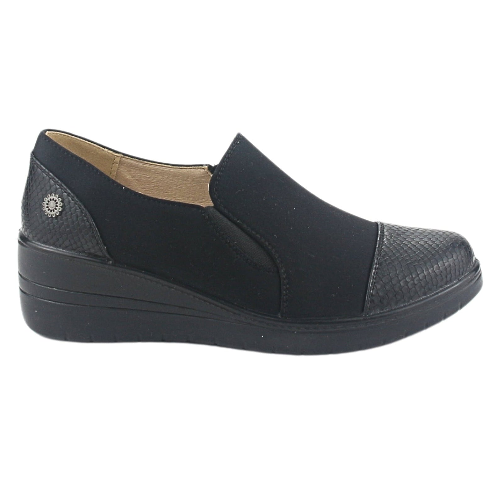 Zapato Chalada Mujer Matter-16 Negro Casual Mocasines Taco Chalada 