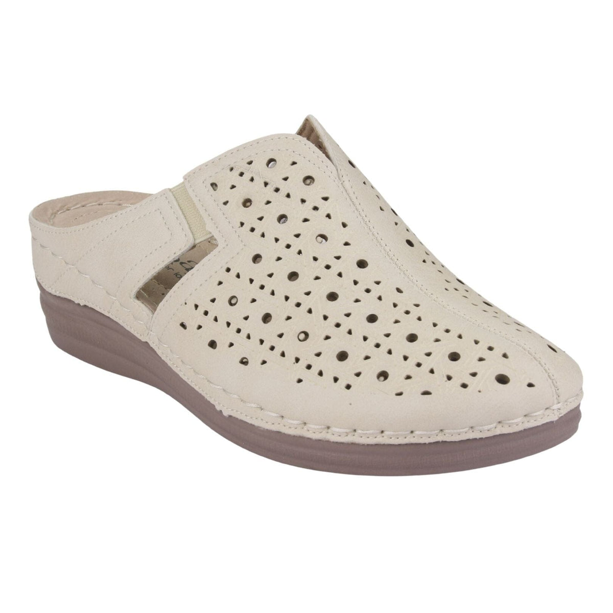 Zapato Chalada Mujer Musa-1 Beige Casual Mocasines Taco Chalada 
