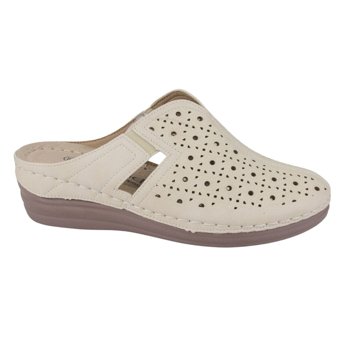 Zapato Chalada Mujer Musa-1 Beige Casual Mocasines Taco Chalada 