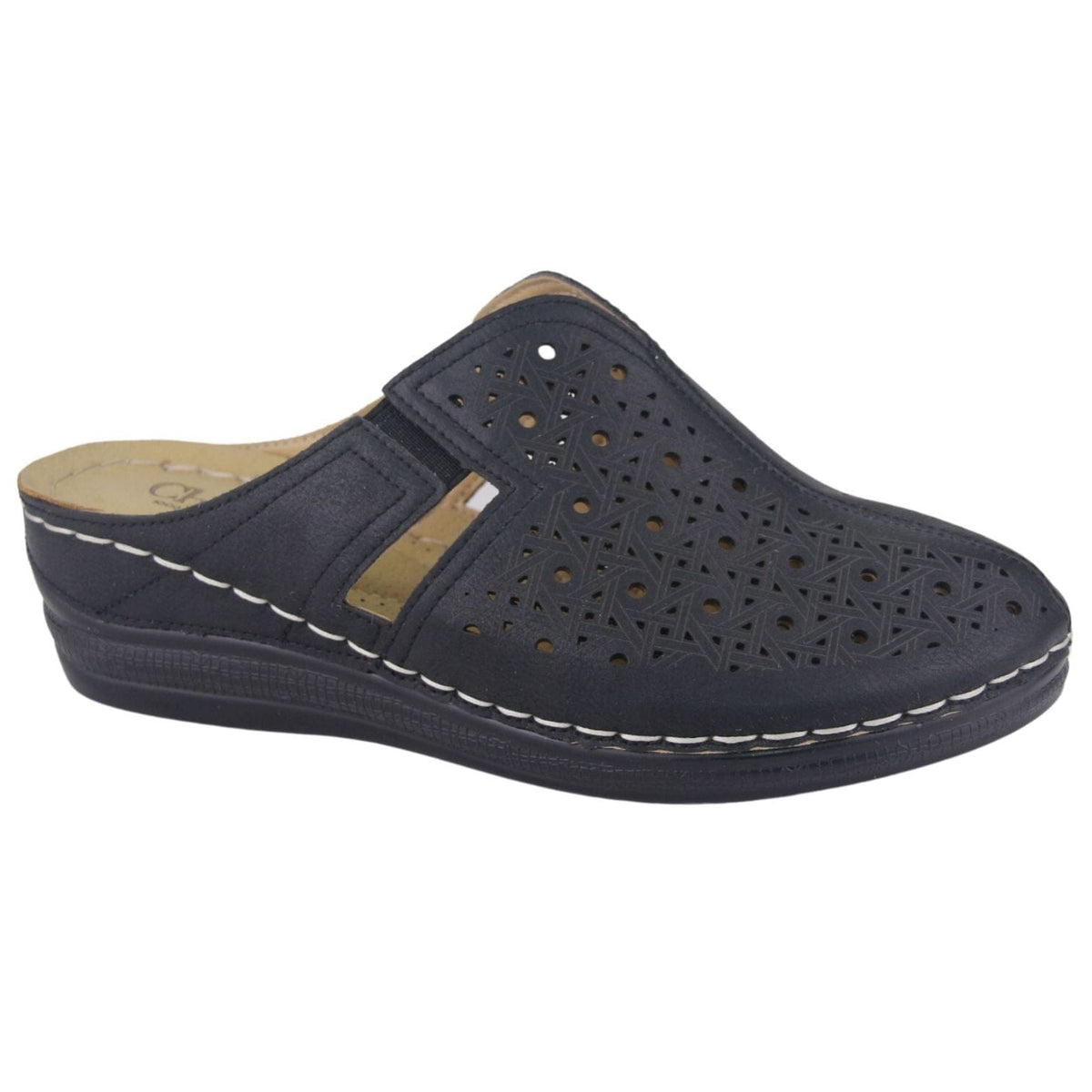Zapato Chalada Mujer Musa-1 Negro Casual