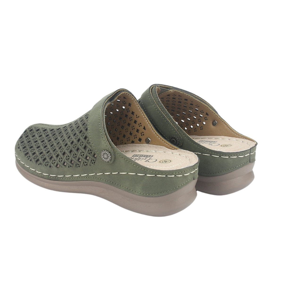 Zapato Chalada Mujer Musa-3 Verde Casual Zapatos Planos Comfort Chalada 