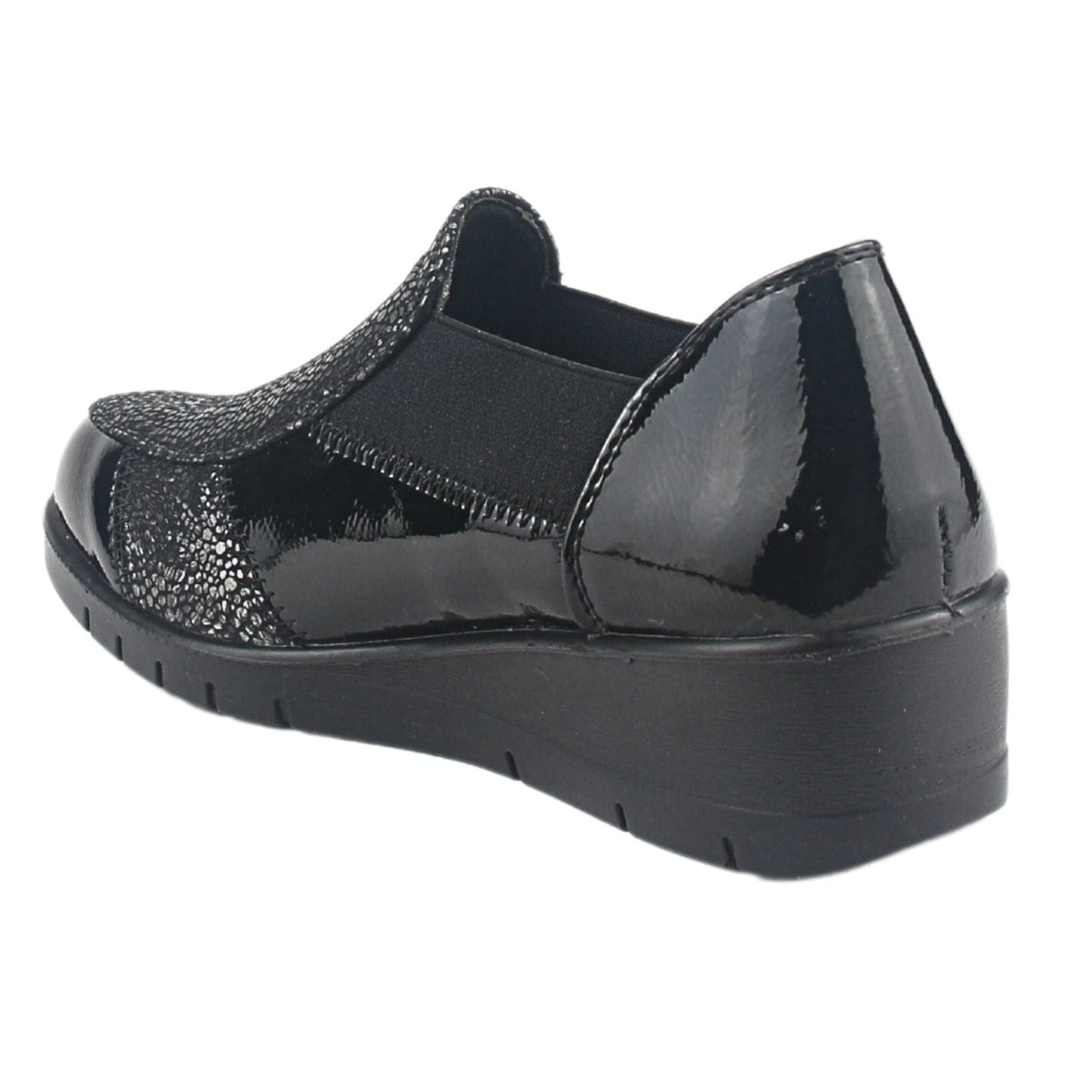Zapato Chalada Mujer Olga-1 Negro Casual Mocasines Taco Chalada 