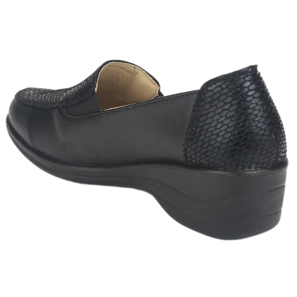 Zapato Chalada Mujer Oscar-1 Negro Comfort Zapatos Taco Chalada 