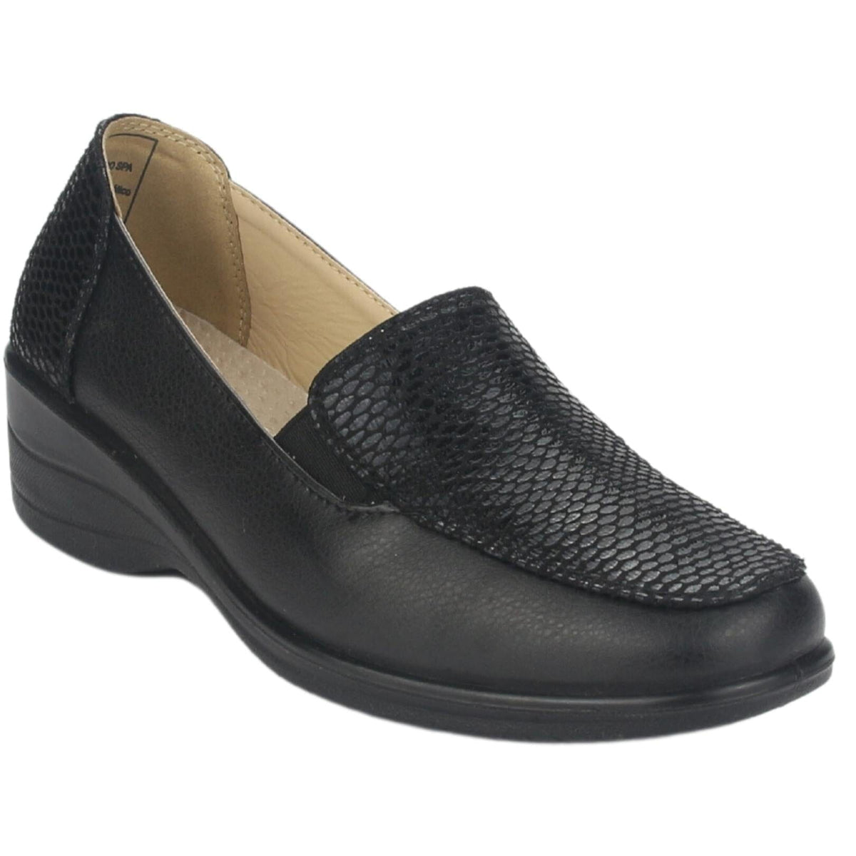 Zapato Chalada Mujer Oscar-1 Negro Comfort Zapatos Taco Chalada 