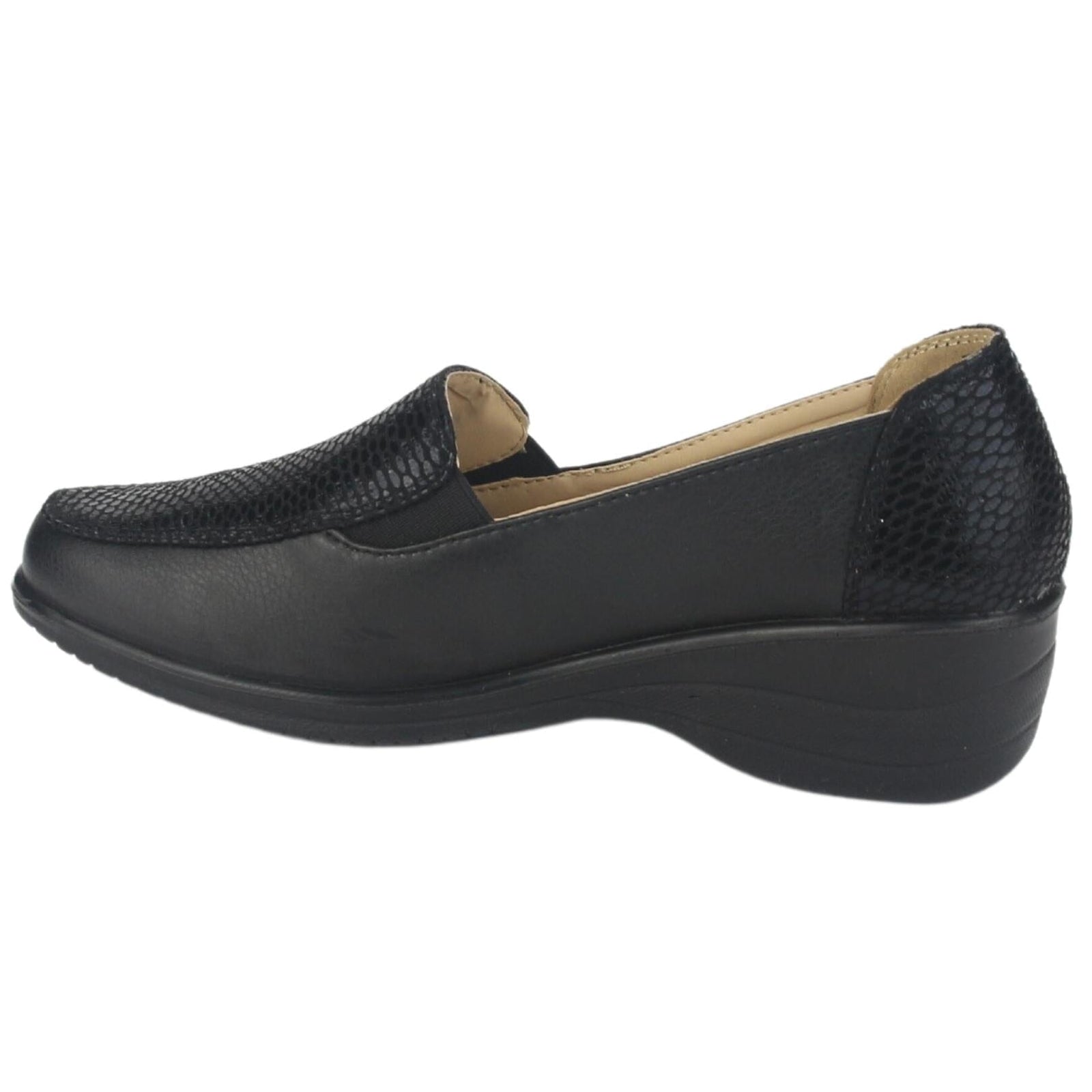 Zapato Chalada Mujer Oscar-1 Negro Comfort Zapatos Taco Chalada 