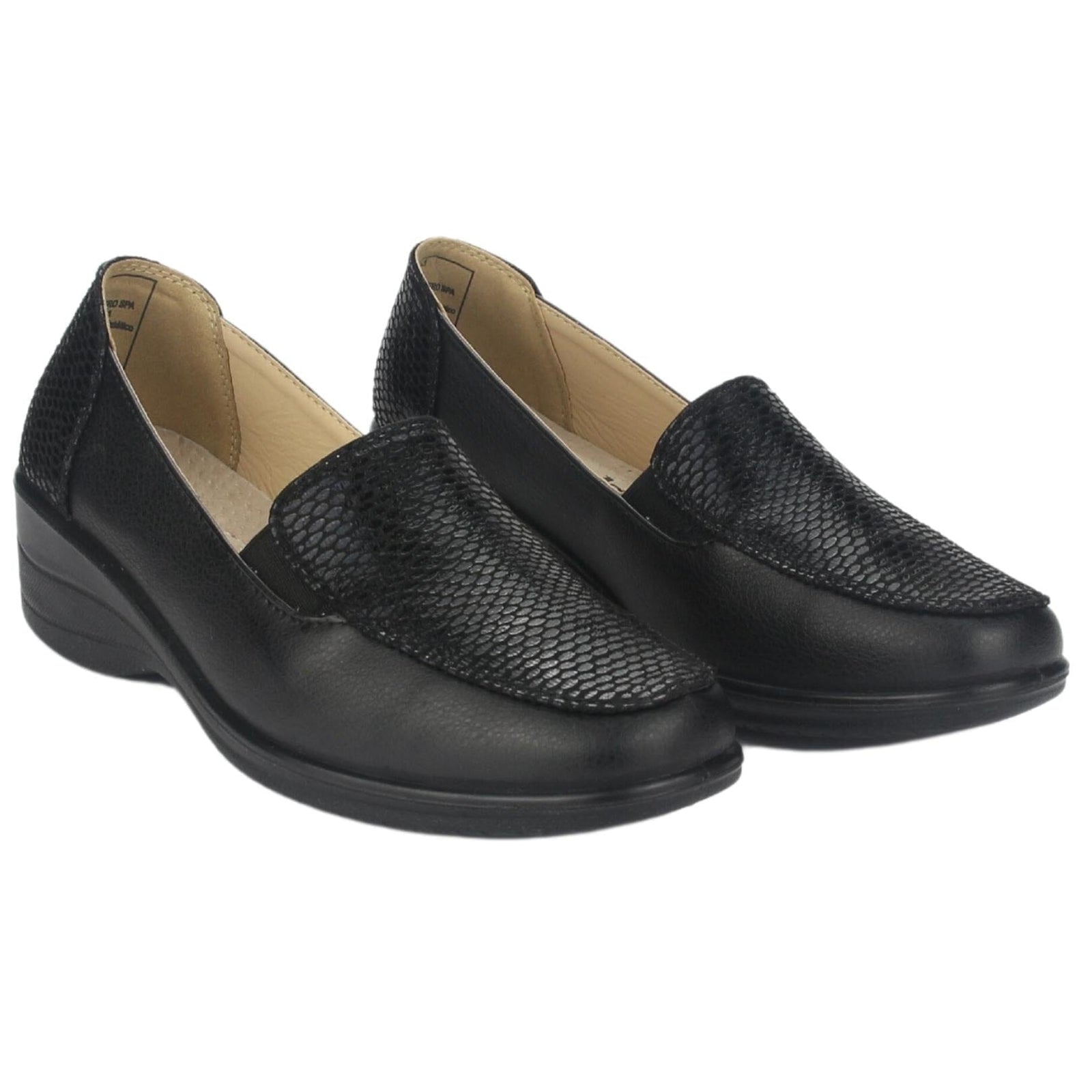 Zapato Chalada Mujer Oscar-1 Negro Comfort Zapatos Taco Chalada 