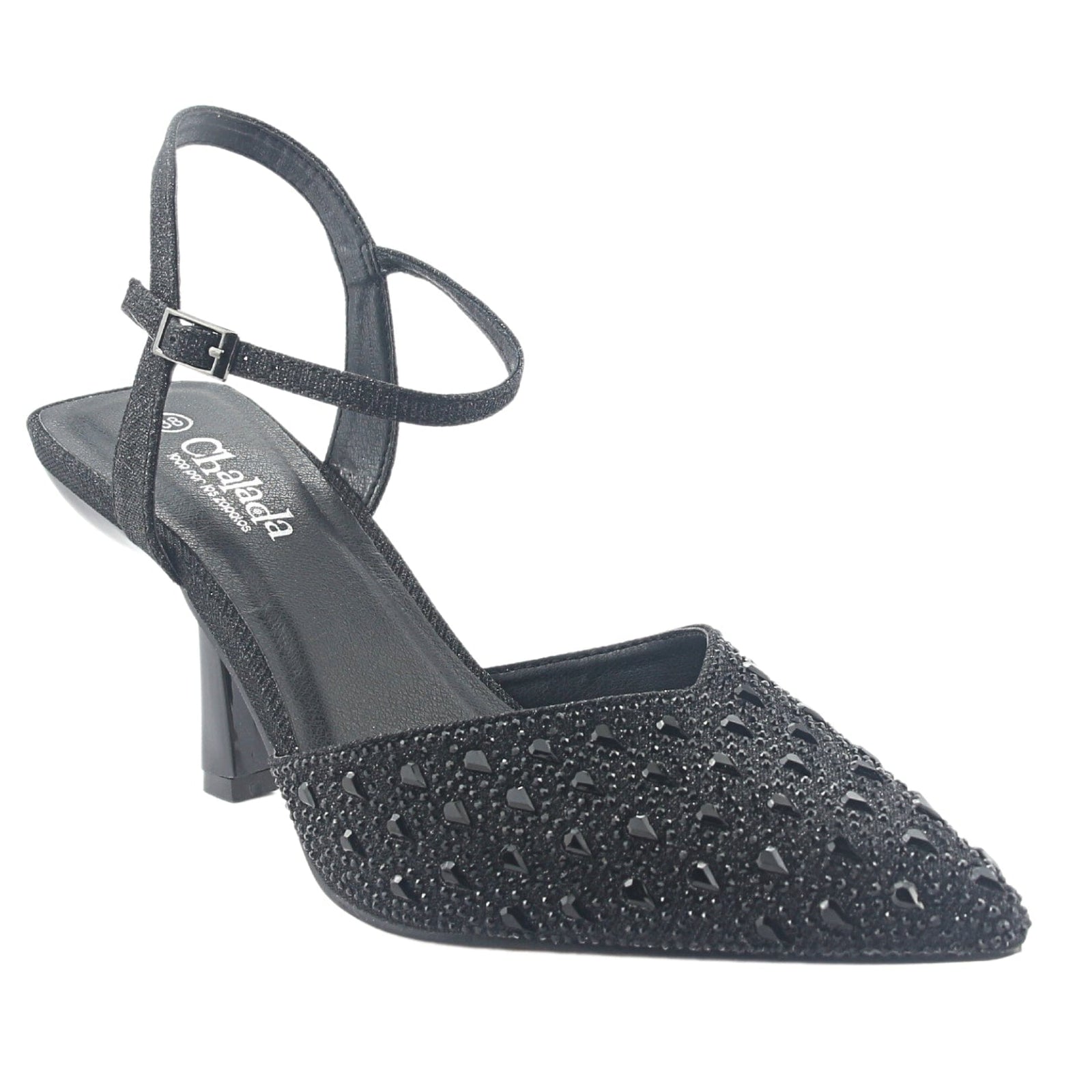 Zapato Chalada Mujer Rebi-1 Negro Moda Zapatos Taco Chalada 
