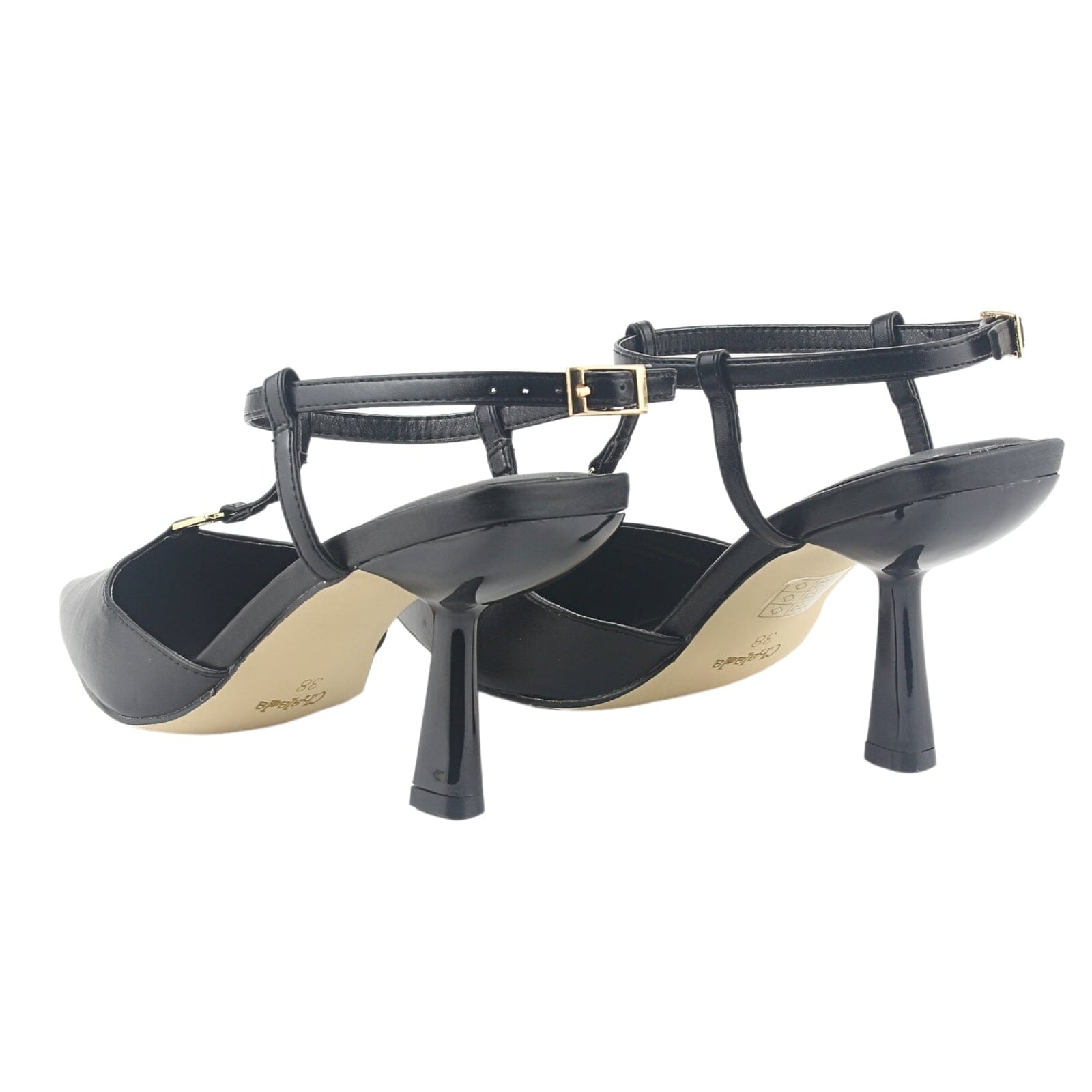 Zapato Chalada Mujer Rebi-2 Negro Moda Zapatos Taco Chalada 