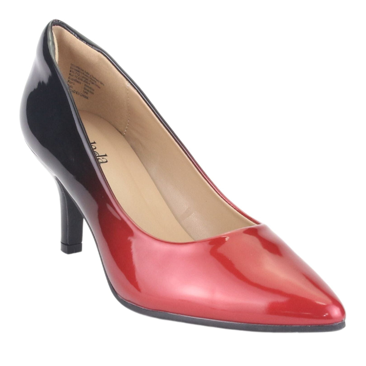 Zapato Chalada Mujer Regent-2 Negro Burgandy Fiesta Zapatos de Fiesta Chalada 