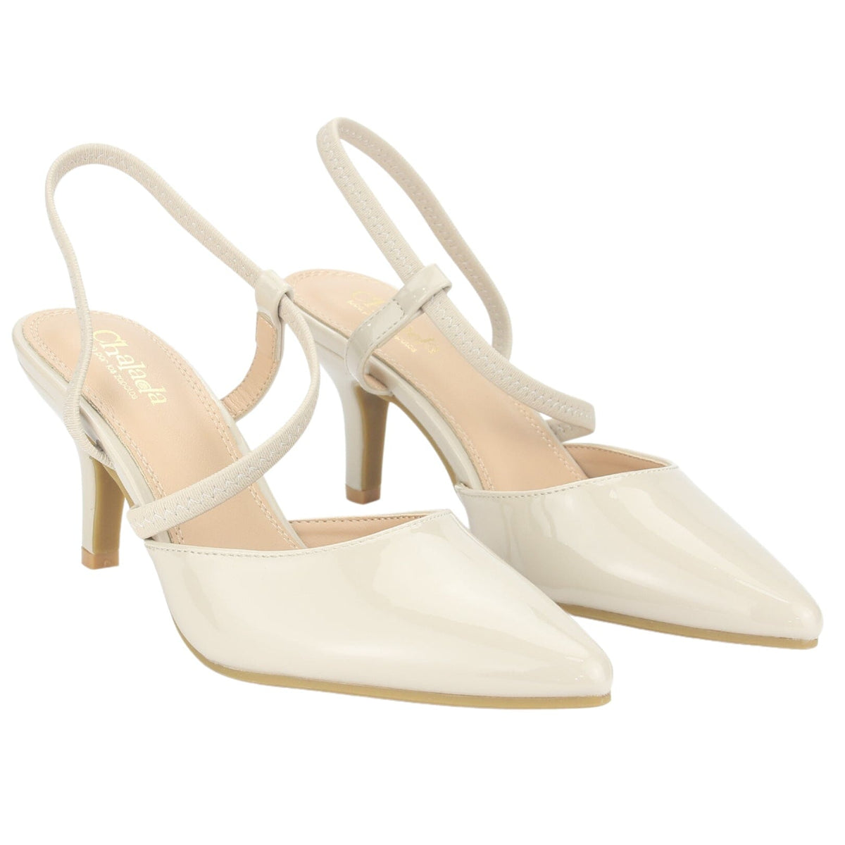 Zapato Chalada Mujer Regent-25 Nude Casual Tacones Altos Chalada 