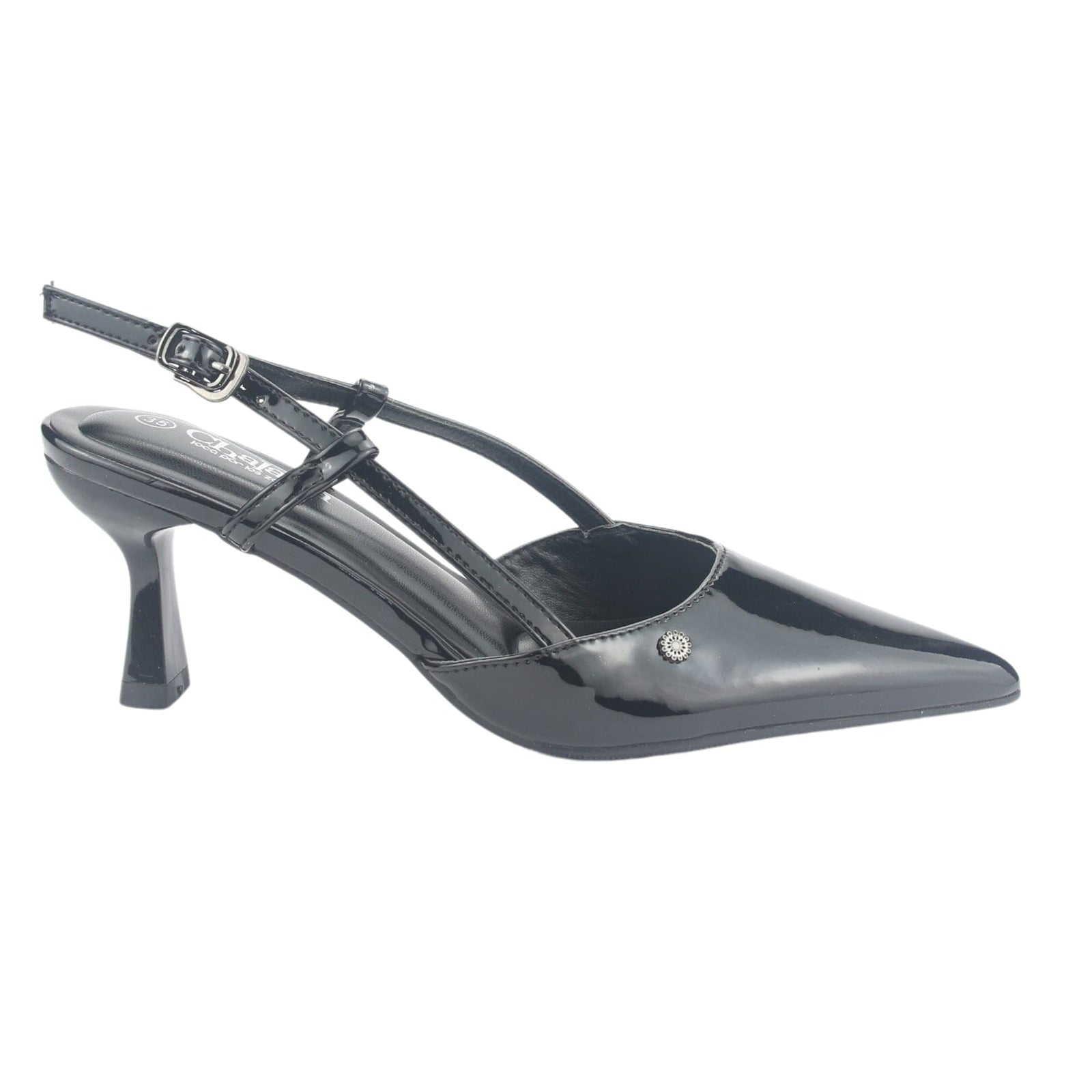 Zapato Chalada Mujer Reggia-3 Negro Moda Tacones Altos Chalada 