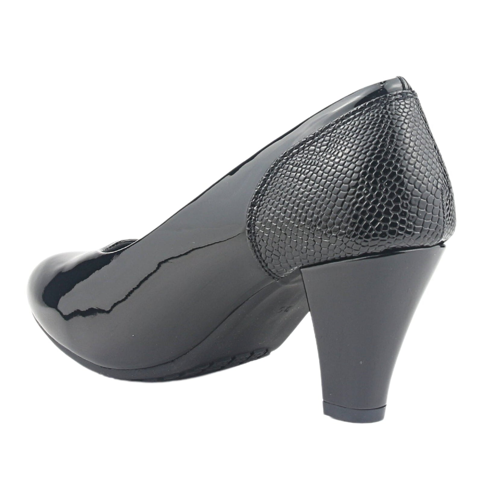 Zapato Chalada Mujer Taca-1 Negro Casual Tacones Bajos Chalada 