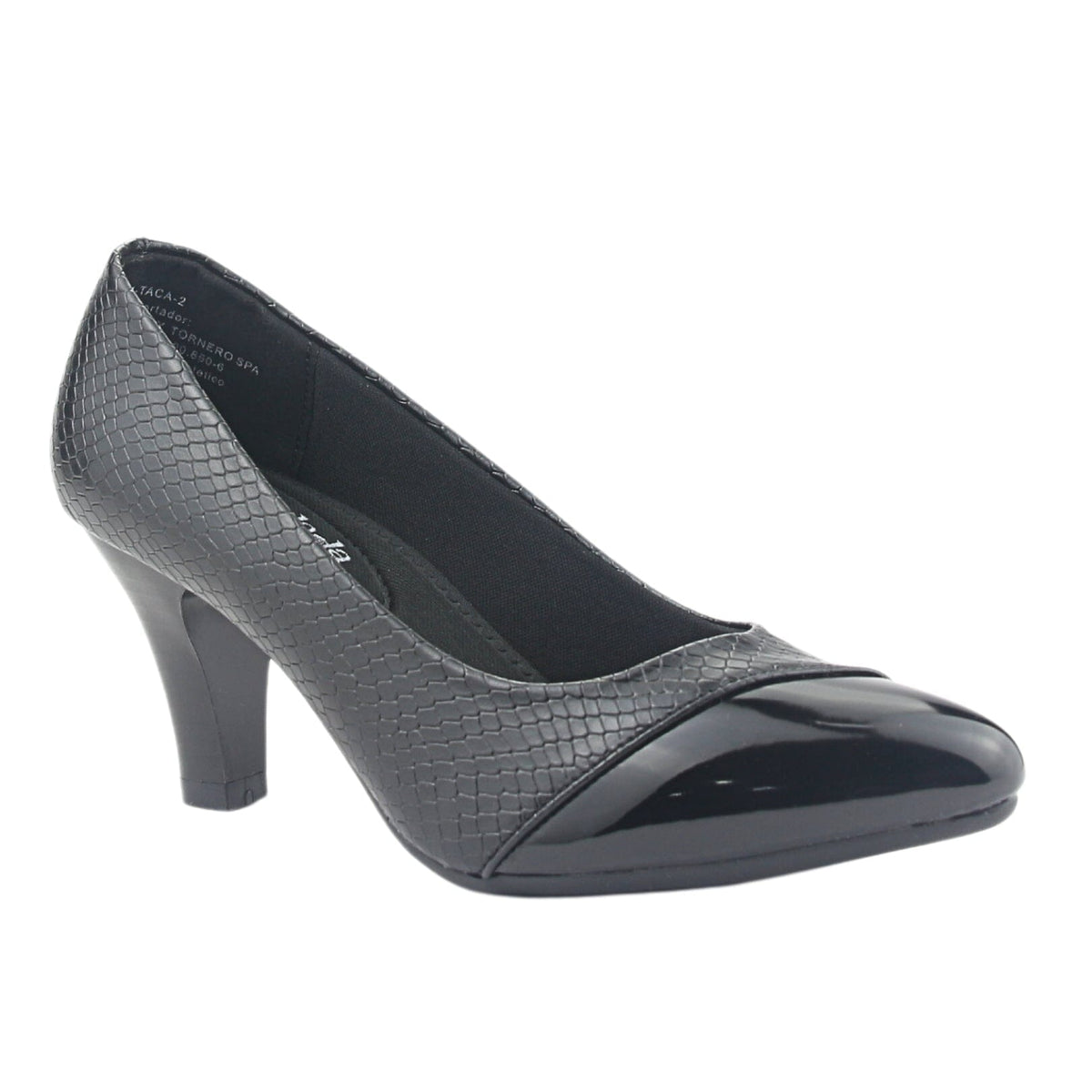 Zapato Chalada Mujer Taca-2 Negro Casual Tacones Bajos Chalada 