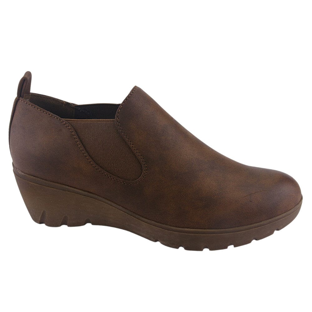 Zapato Chalada Mujer Tanda-31 Tostado Casual Zapatos Taco Chalada 
