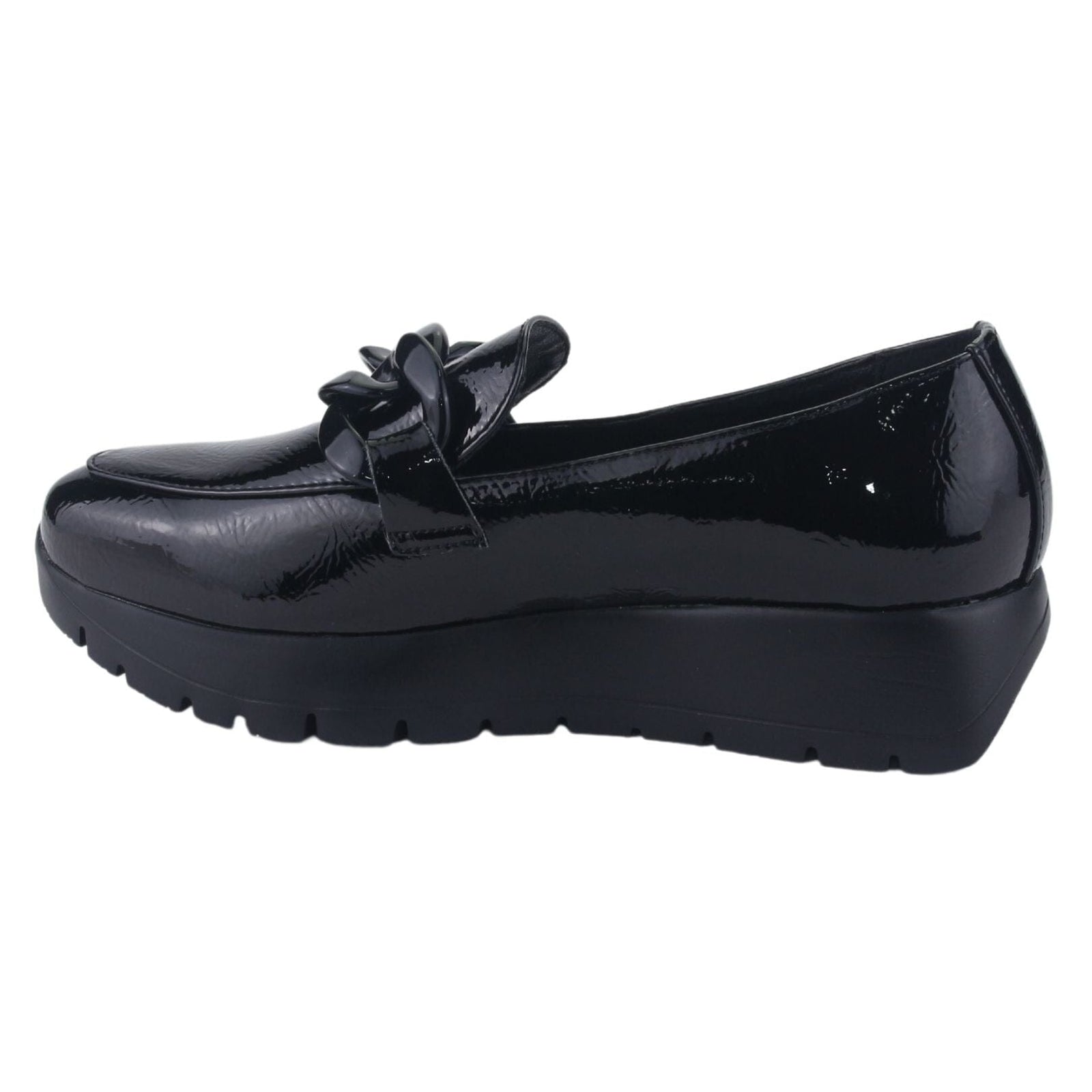 Zapato Chalada Mujer Wonder-1 Negro Casual Mocasines Plataforma Chalada 