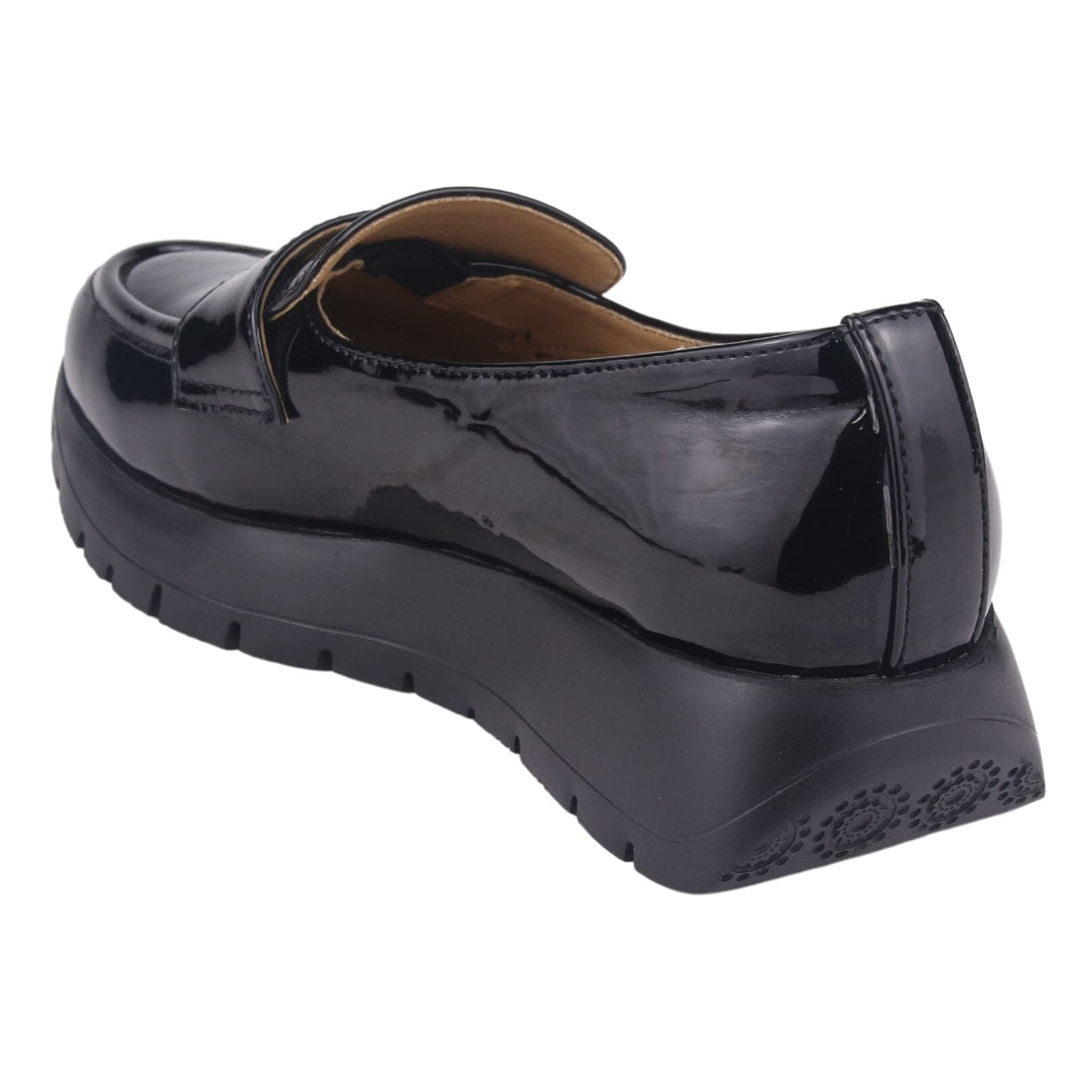 Zapato Chalada Mujer Wonder-3 Negro Plataforma Mocasines Plataforma Chalada 