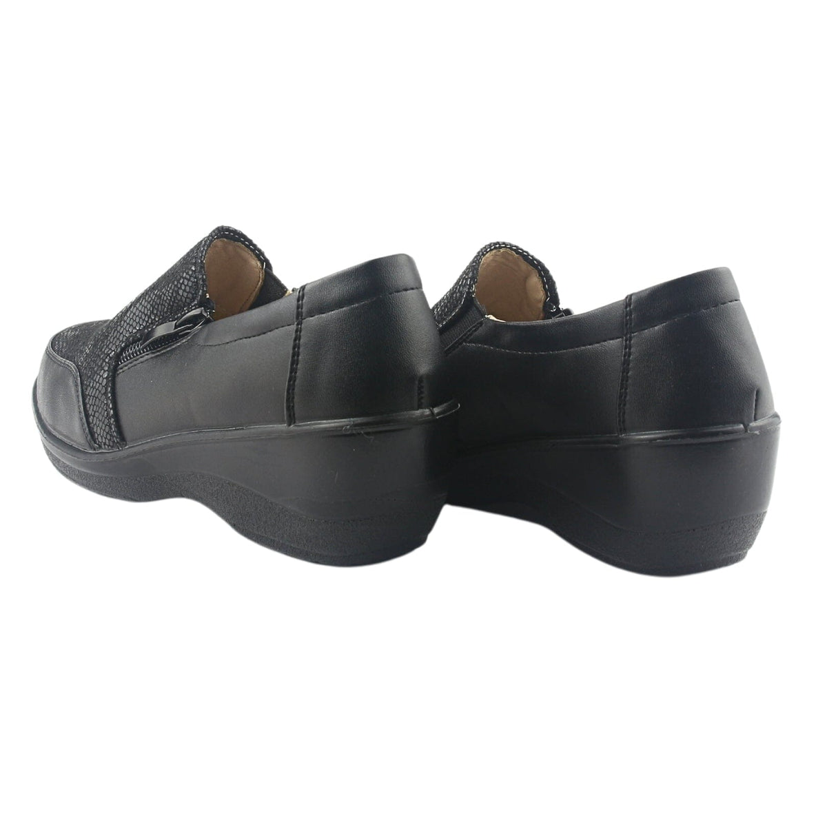 Zapato Chalada Mujer Zlat-2 Negro Casual Zapatos Taco Chalada 