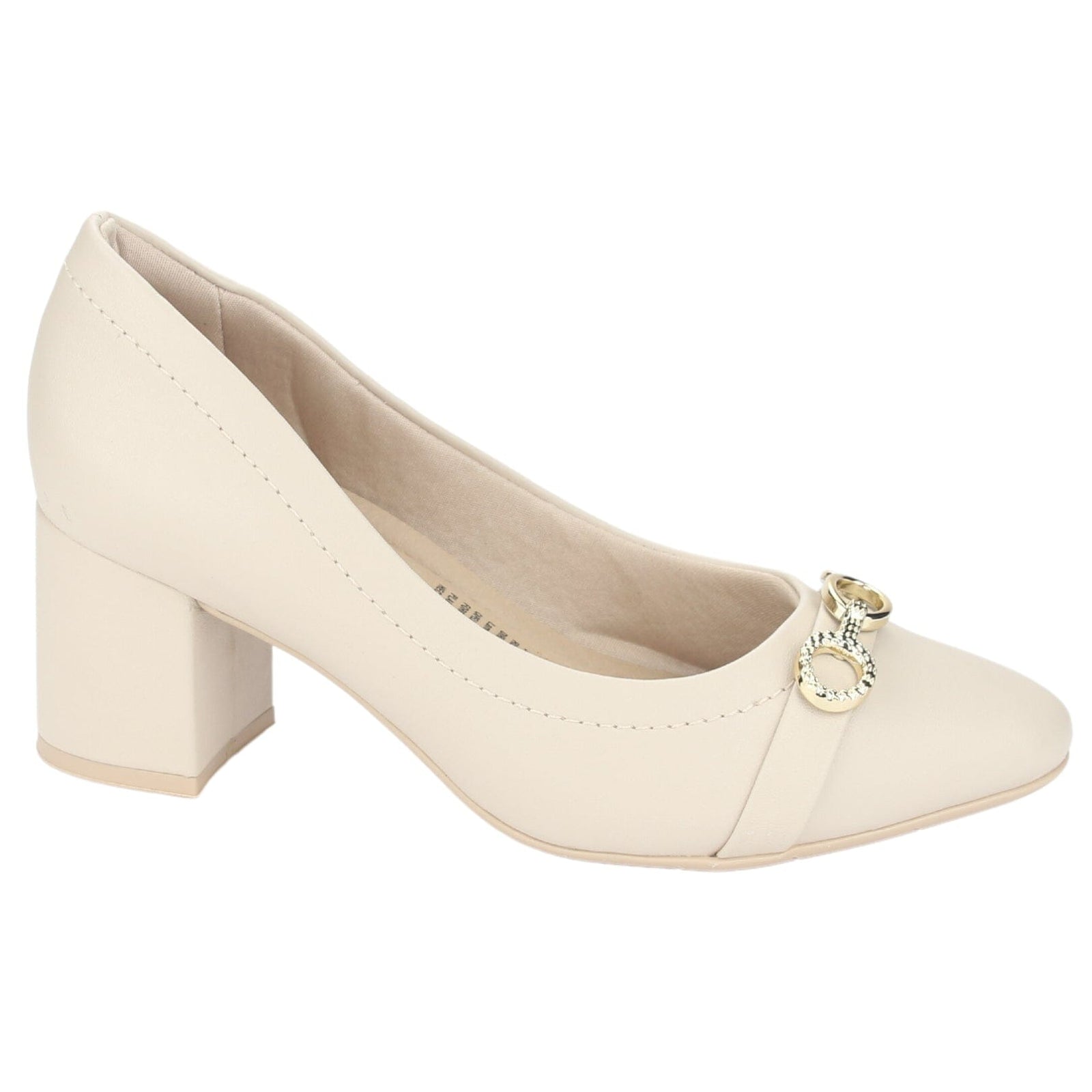Zapato Comfortflex Mujer 2354402 Beige Casual Tacones Altos Comfortflex 