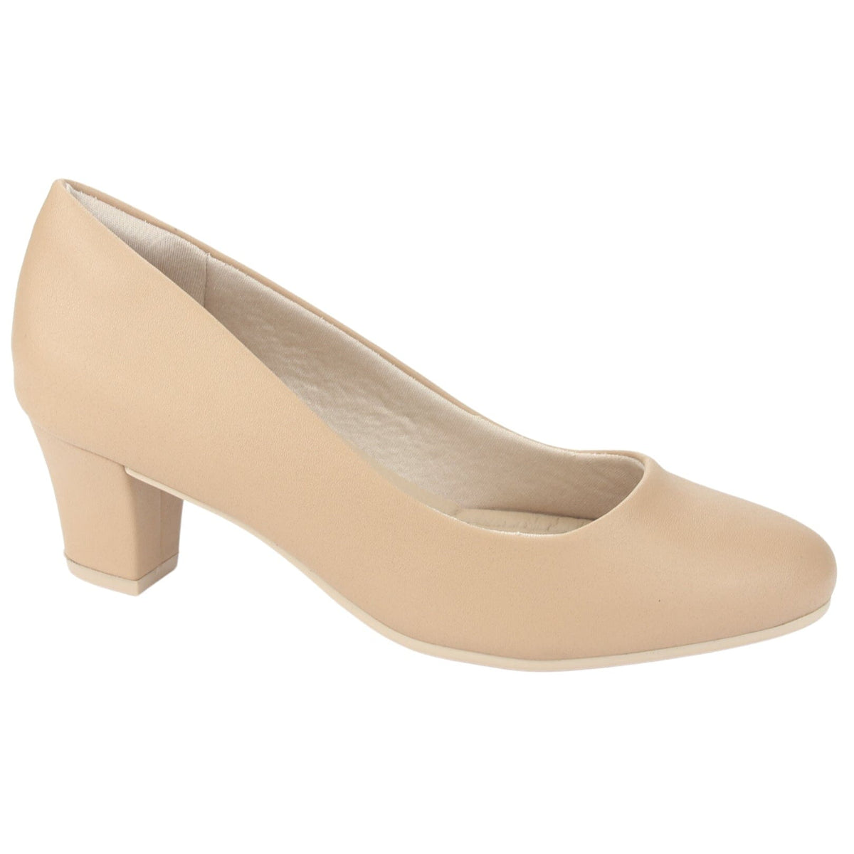 Zapato Comfortflex Mujer 2397401 Beige Casual Tacones Altos Comfortflex 