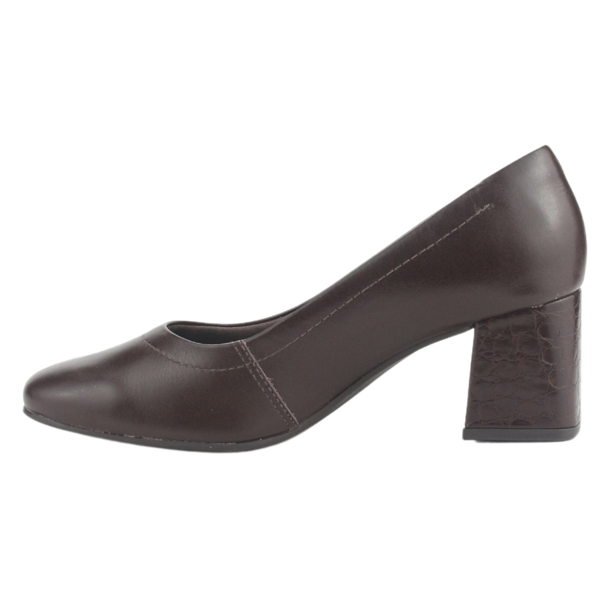 Zapato Comfortflex Mujer 2475301 Café Casual Tacones Altos Comfortflex 