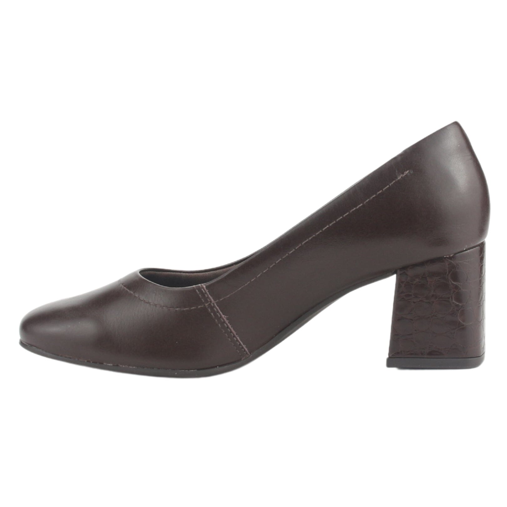 Zapato Comfortflex Mujer 2475301 Café Casual Tacones Altos Comfortflex 