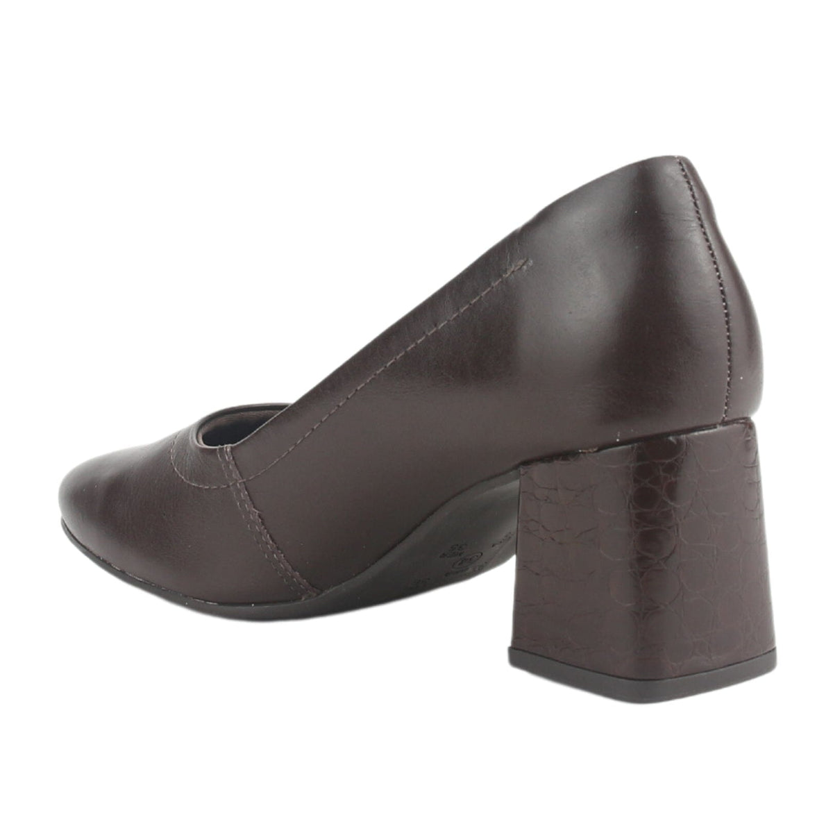 Zapato Comfortflex Mujer 2475301 Café Casual Tacones Altos Comfortflex 