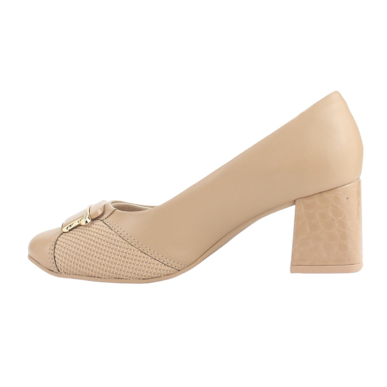 Zapato Comfortflex Mujer 2475302 Café Casual Tacones Altos Comfortflex 