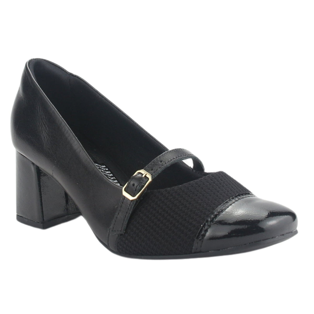 Zapato Comfortflex Mujer 2475303 Negro Casual Tacones Altos Comfortflex 