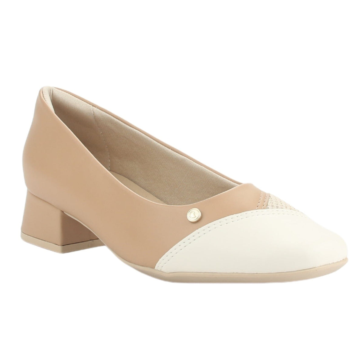 Zapato Comfortflex Mujer 2495302 Café Casual Tacones Bajos Comfortflex 