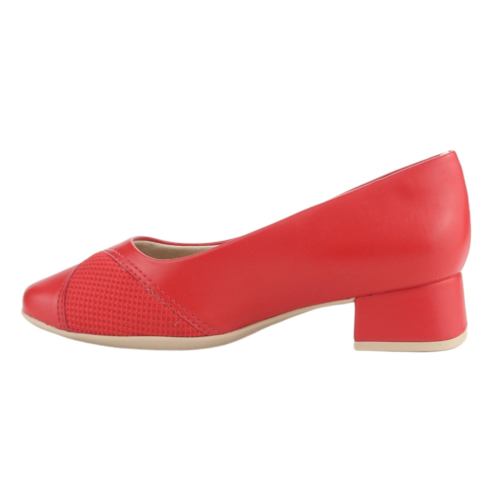 Zapato Comfortflex Mujer 2495302 Rojo Casual Tacones Bajos Comfortflex 