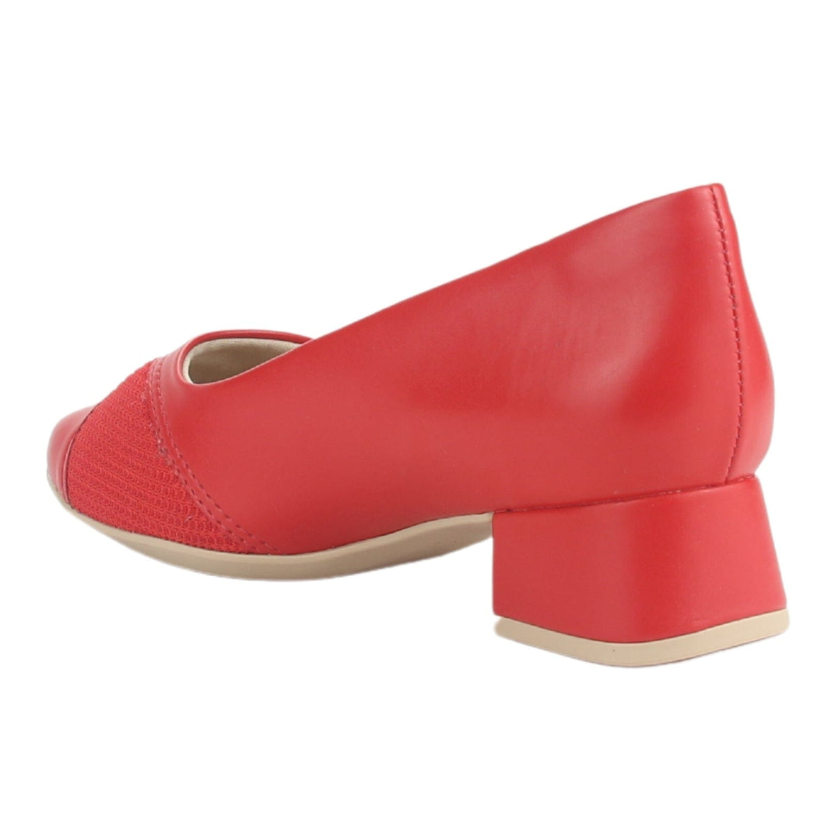Zapato Comfortflex Mujer 2495302 Rojo Casual Tacones Bajos Comfortflex 