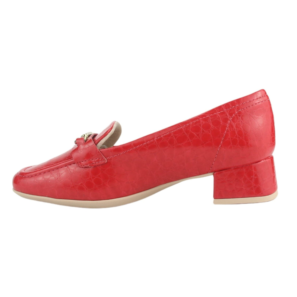 Zapato Comfortflex Mujer 2495304 Rojo Casual Tacones Bajos Comfortflex 