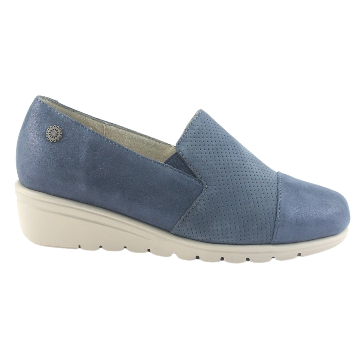 Zapato de Cuero Chalada Mujer Casia-1 Azul Casual Zapatos Planos Comfort Chalada 