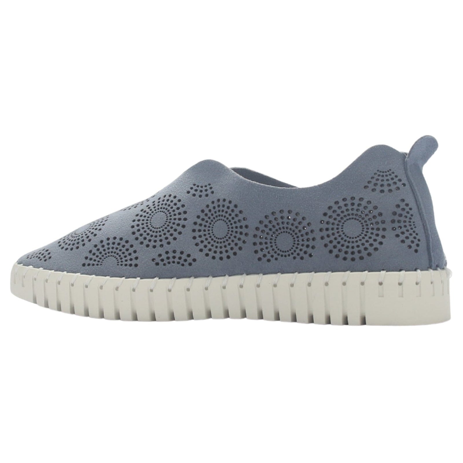 Zapato de Cuero Mujer Chalada Tren-1 Azul Casual Zapatos Planos Comfort Chalada 