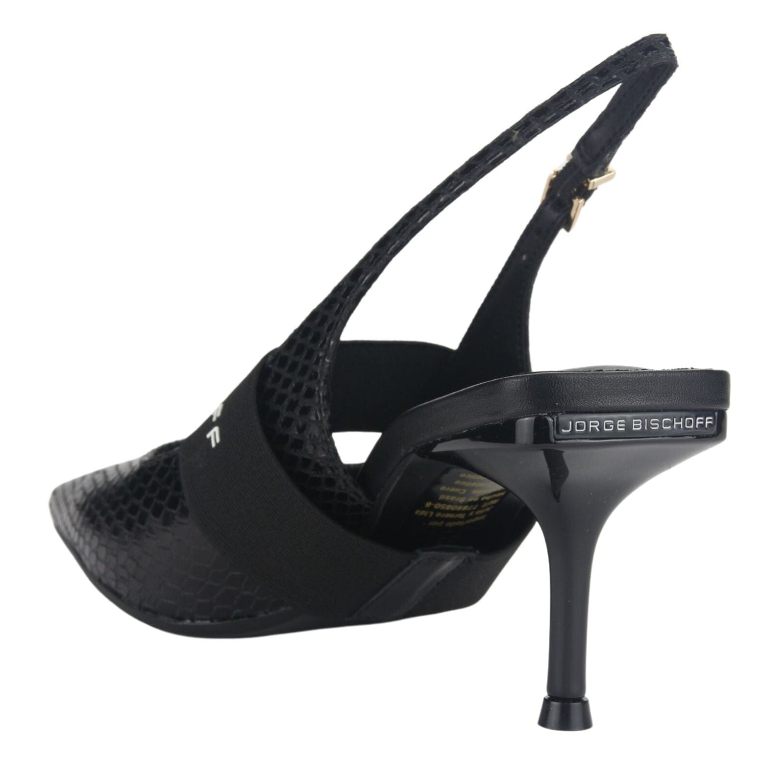 Zapato Jorgebischoff Mujer J10694044 Negro Casual Zapatos Taco Jorge Bischoff 