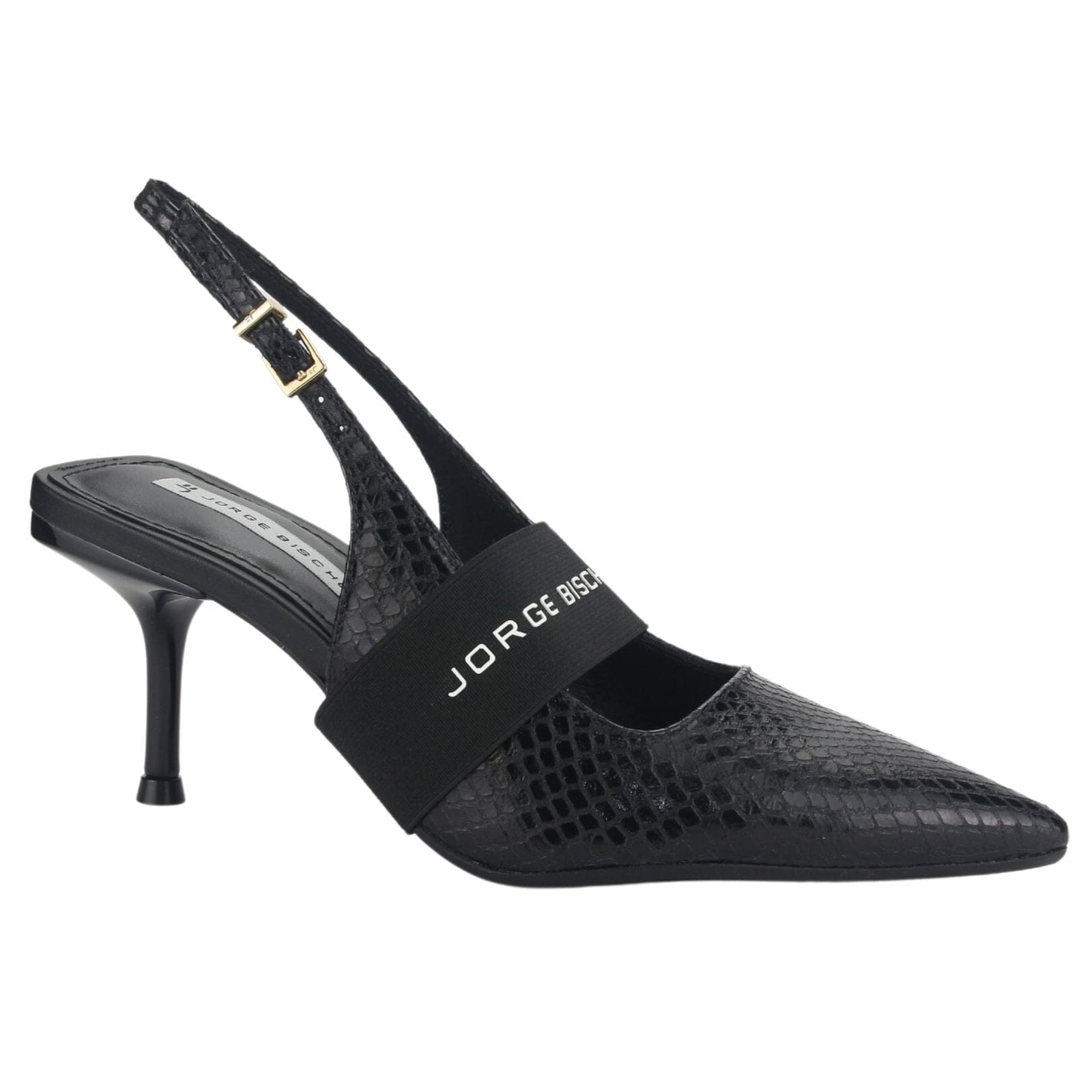 Zapato Jorgebischoff Mujer J10694044 Negro Casual Zapatos Taco Jorge Bischoff 