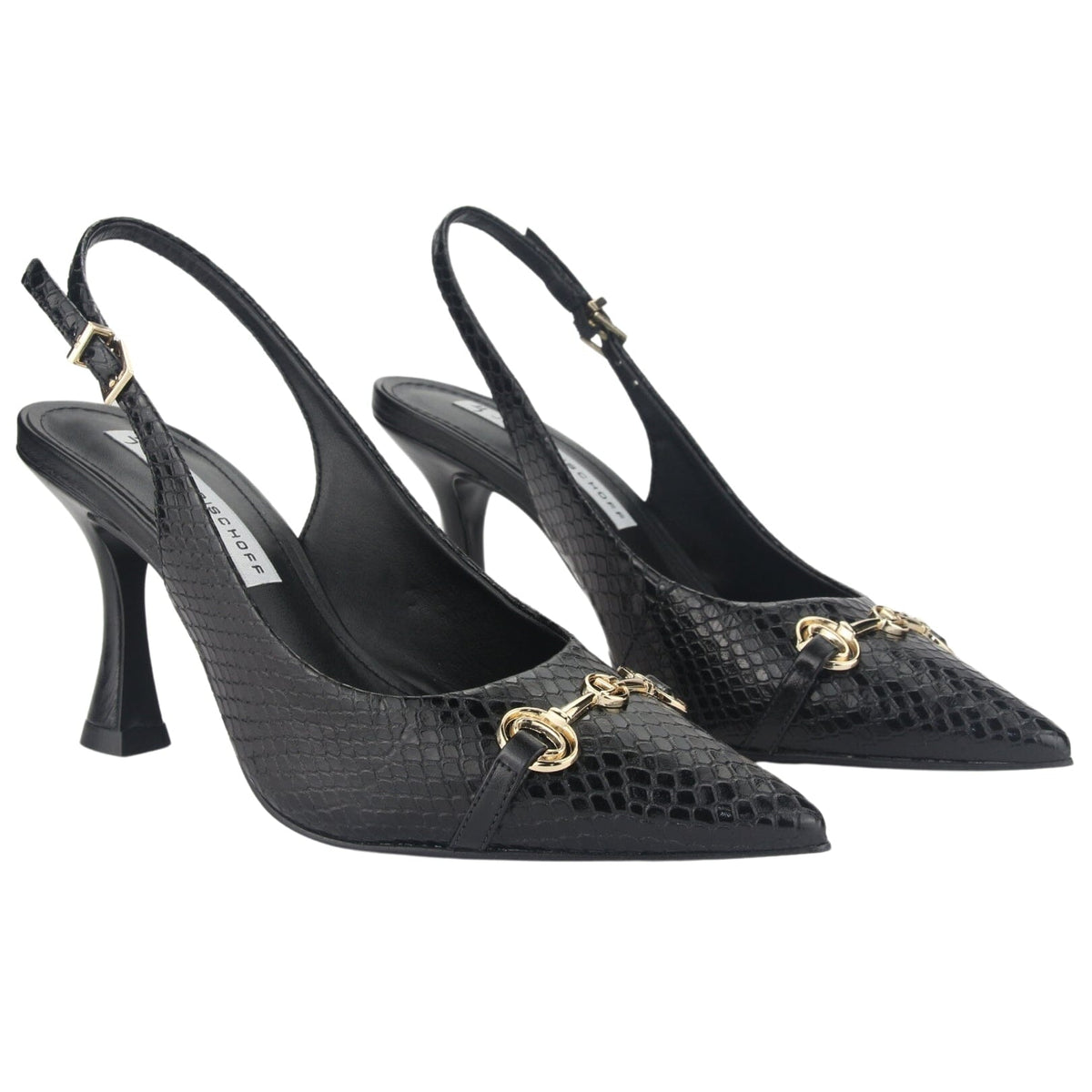 Zapato Jorgebischoff Mujer J16194012 Negro Casual Zapatos Taco Jorge Bischoff 