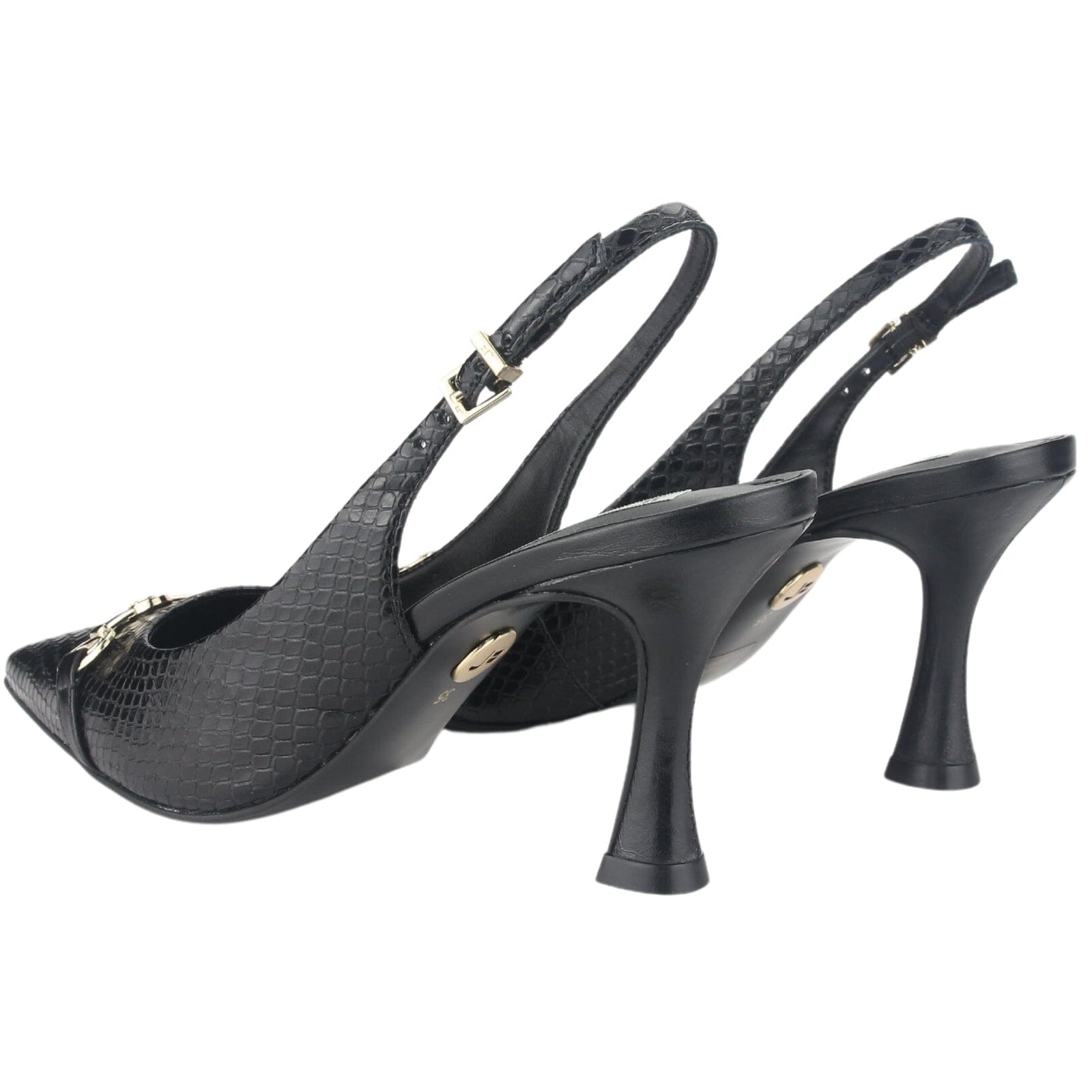 Zapato Jorgebischoff Mujer J16194012 Negro Casual Zapatos Taco Jorge Bischoff 