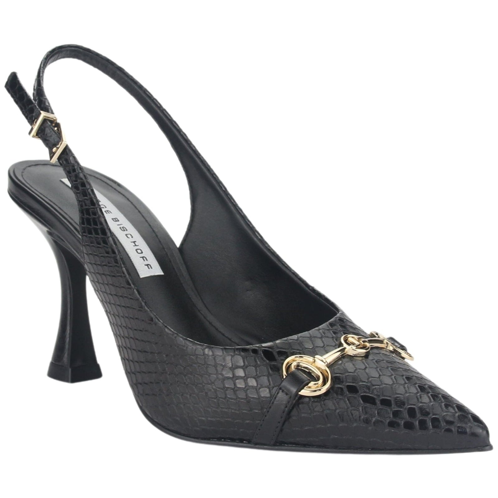 Zapato Jorgebischoff Mujer J16194012 Negro Casual Zapatos Taco Jorge Bischoff 