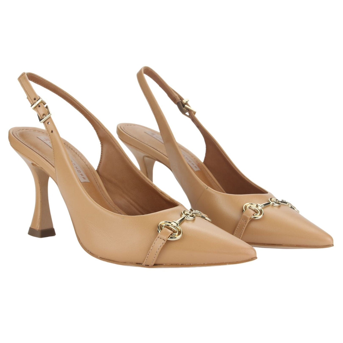 Zapato Jorgebischoff Mujer J16194015 Café Casual Zapatos Taco Jorge Bischoff 