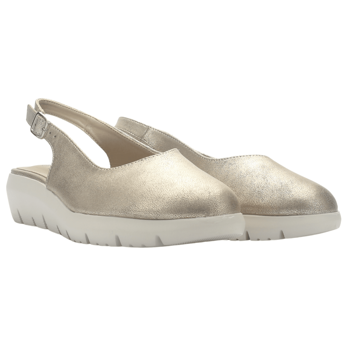 Zapato mujer Casual Dorado Chalada Marfak-1 Tacones Bajos Chalada 