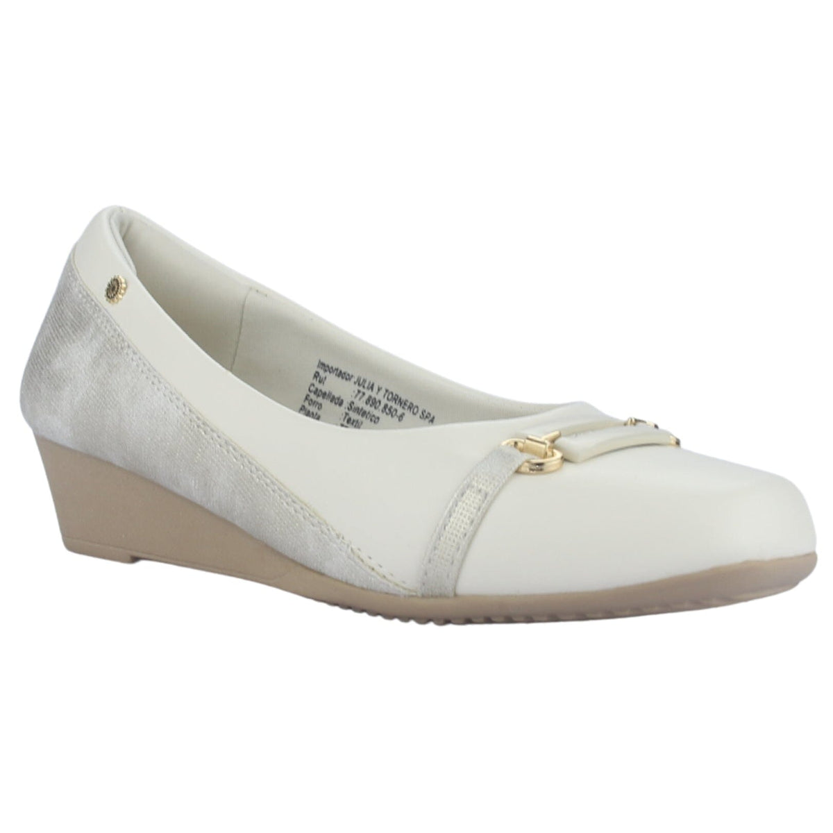 Zapato Mujer Chalada Coles-8 Beige Casual Tacones Bajos Chalada 