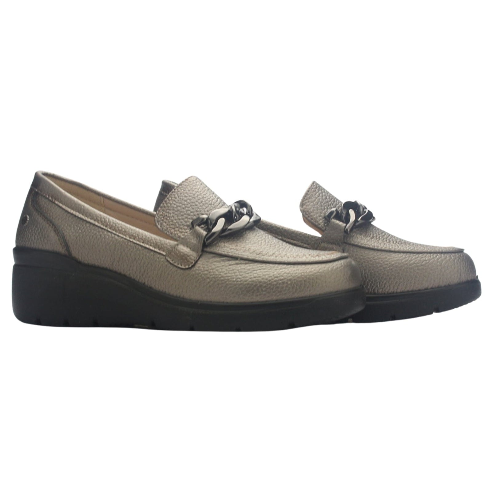 Zapato Mujer Chalada Deza-5 Plateado Casual Zapatos Planos Comfort Chalada 