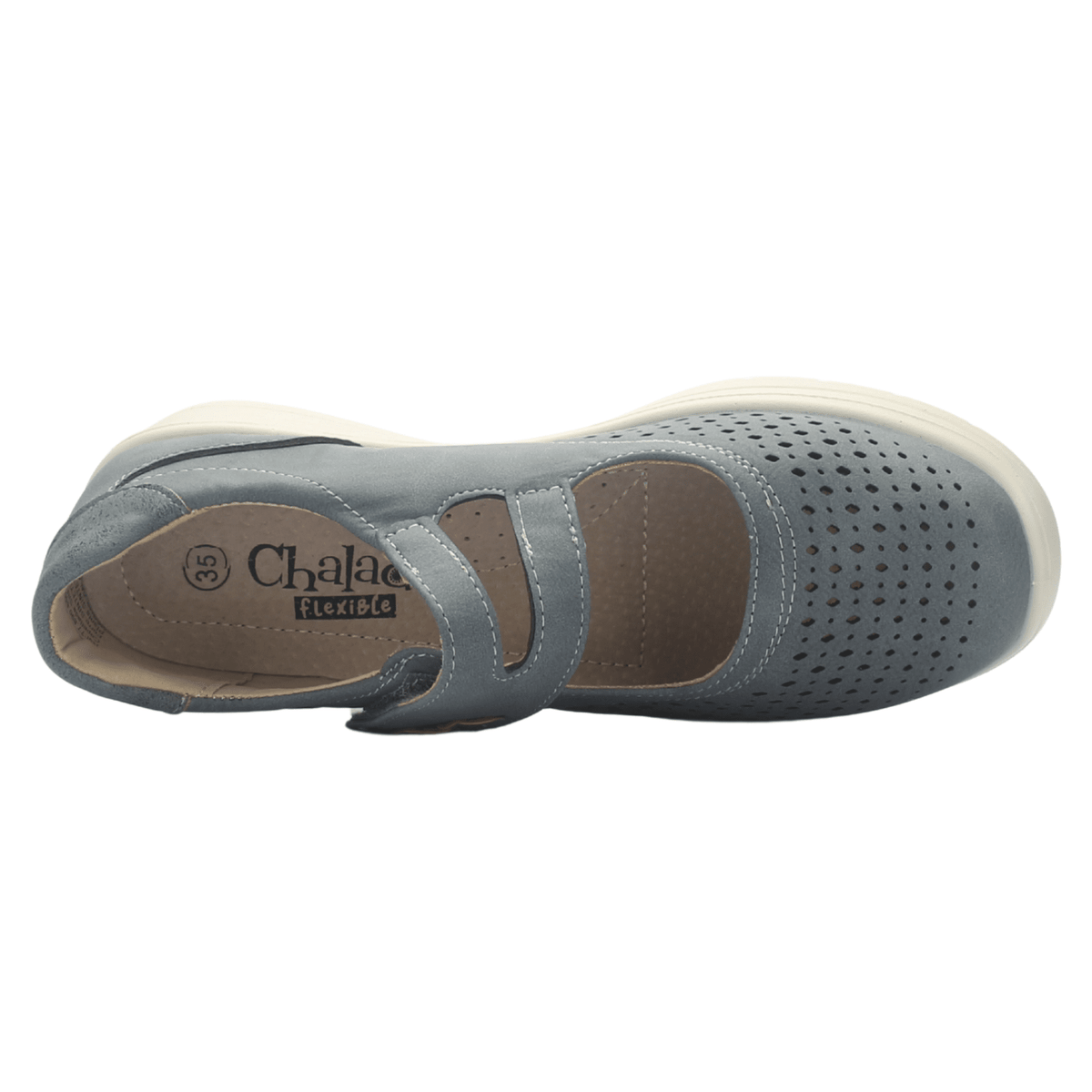 Zapato Mujer Chalada Ditter-3 Azul Casual Tacones Bajos Chalada 