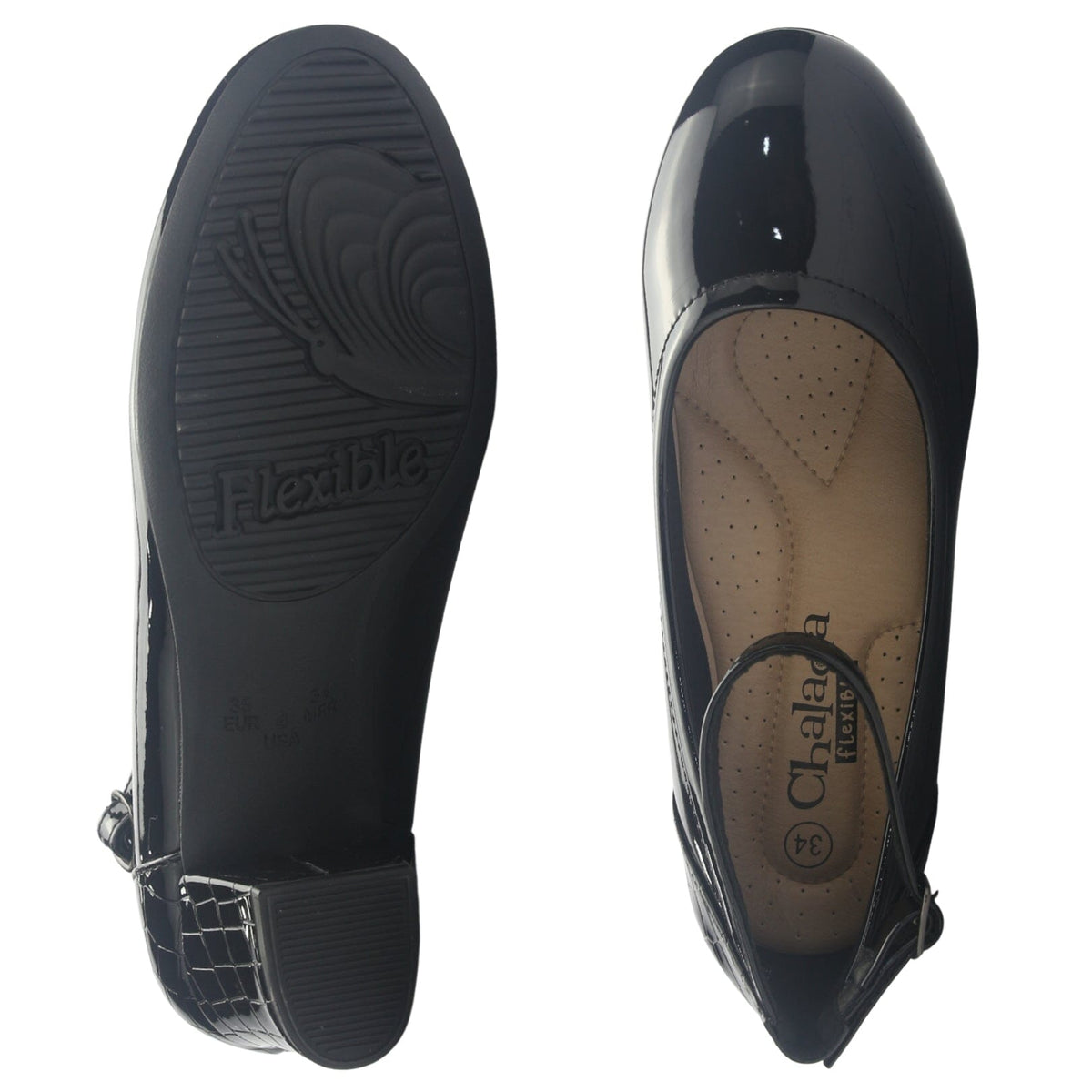 Zapato Mujer Chalada Flexi-27 Negro Casual Zapatos Chalada 