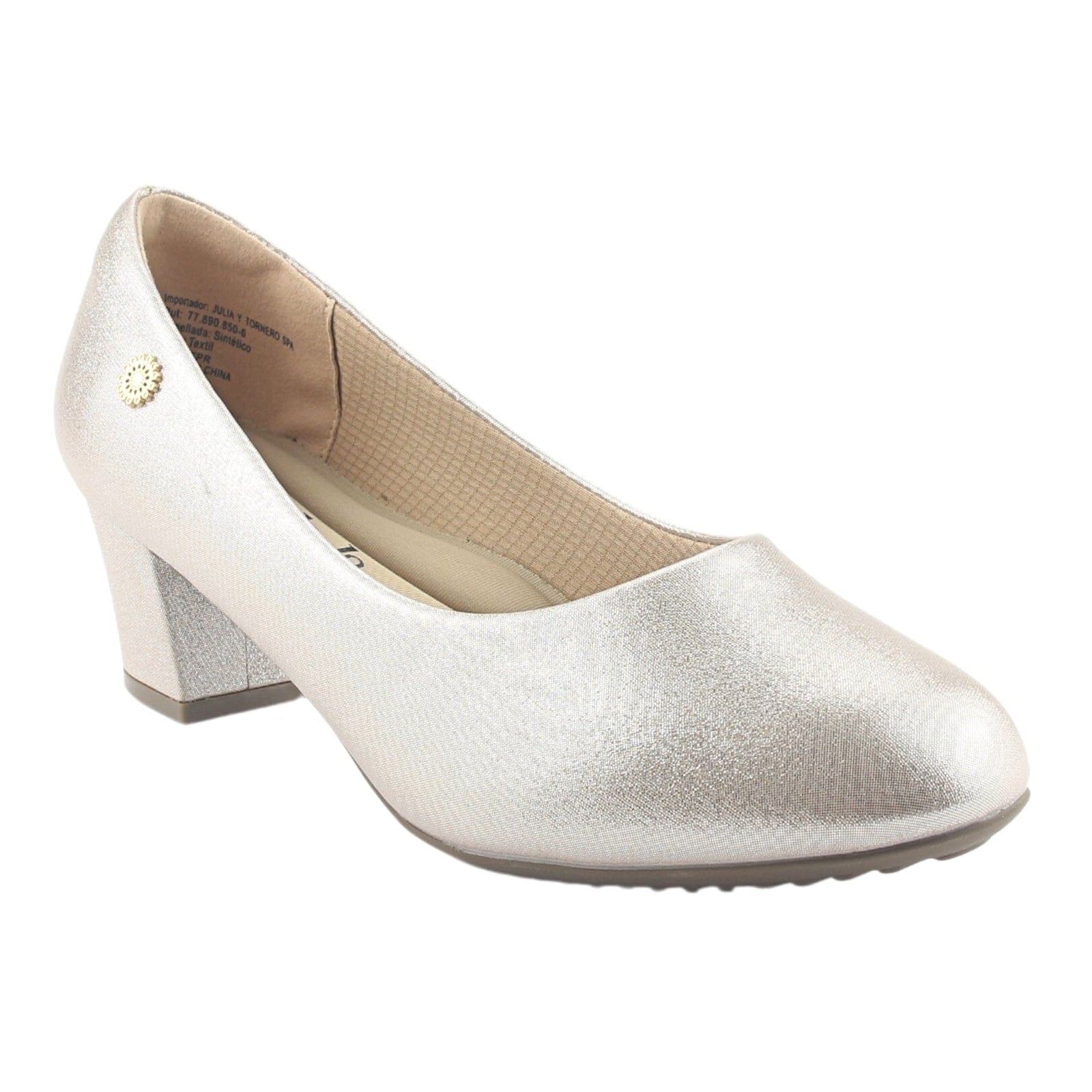 Zapato Mujer Chalada Flexi-49 Nude Casual Zapatos Taco Chalada 